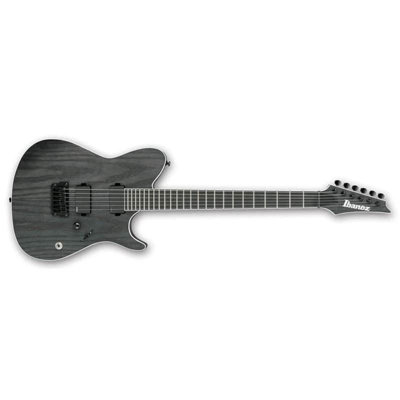 Ibanez FRIX6FEAH Iron Label LTD, Charcoal Stained Flat | Reverb