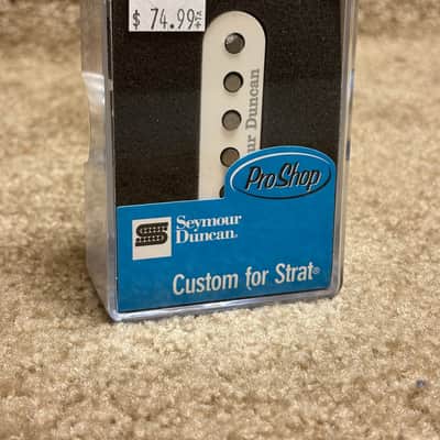 Seymour Duncan Pro Shop SSL-5 Custom Staggered for Strat 11202-05 White Bridge image 3