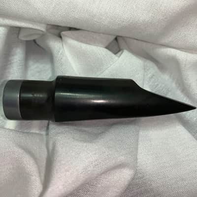 Ponzol Eb Alto saxophone mouthpiece Super 1990’s +/- Black Hard rubber image 4