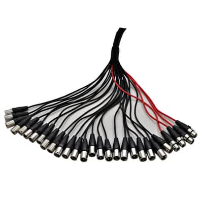 24x4 Channel XLR Low Profile Circuit Board Snake Cable - 100 Feet image 2