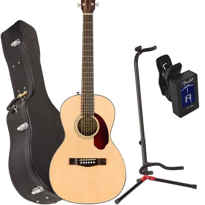 Fender 0962712221 CP-140SE NAT WC Acoustic Electric Guitar w/ Case, Stand, and Tuner image 1