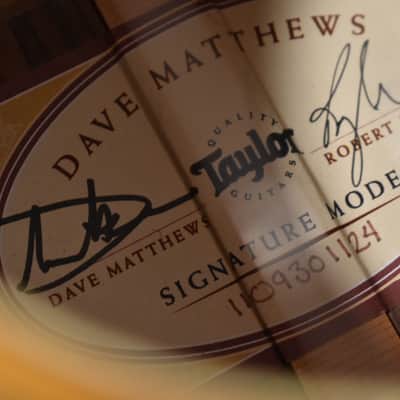 2011 Taylor 914ce DMSM-L Dave Matthews Signature Acoustic Natural Lefty Left-Handed w/OHSC image 22