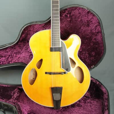 W.E. Moll  19" Custom Express  2007  Natural Flame Maple Back and Sides image 1