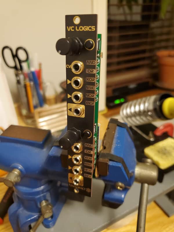 Tesseract Modular VC Logics Eurorack Dual Boolean Logic image 1