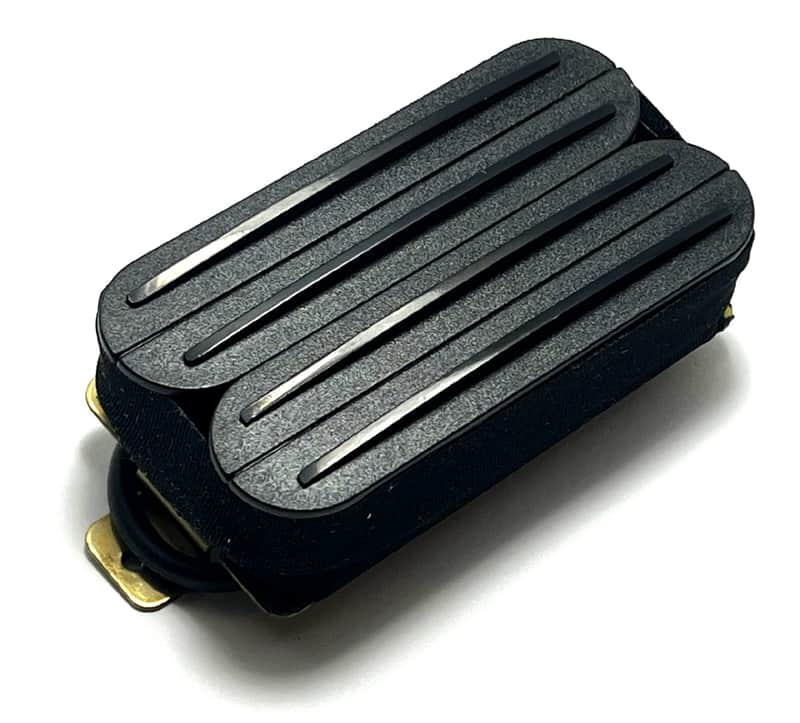 Dragonfire Quad Rail Humbucker Super Hot Blade Rail Pickup, Black w/ Black Rails image 1