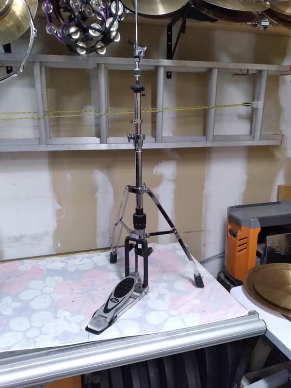 Pearl H2000 PowerShifter Eliminator Double Braced 2-Leg Hi-Hat Stand 2010s - Chrome image 1