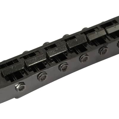 GOTOH GE103B-T Guitar Bridge with large metric posts Cosmo Black image 3