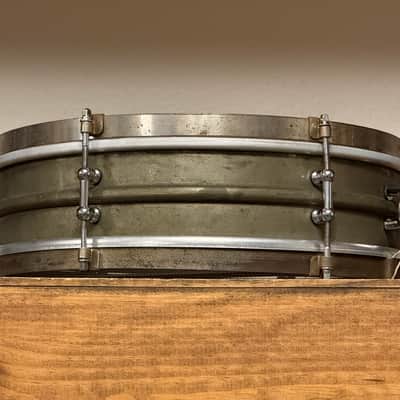 20/30's Ludwig 4x14 "Dance" Model Universal NOB 6 Lug Snare Drum 2-Piece image 6