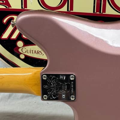 Fender 50th Anniversary Jaguar Guitar with Case 2012 - Burgundy Mist Metallic / Rosewood fingerboard image 12