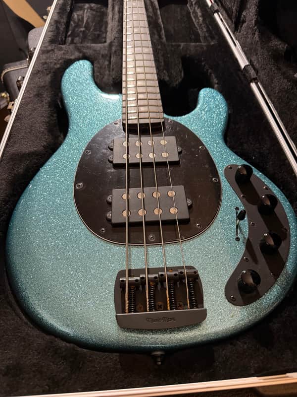 Ernie Ball stingray special HH Aqua sparkle stingray special 2019 - Aqua sparkle image 1