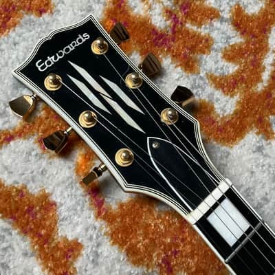 Edwards E-LP-130CD/P Left Handed Black w/ Seymour Duncan P-90's - Made in Japan image 5