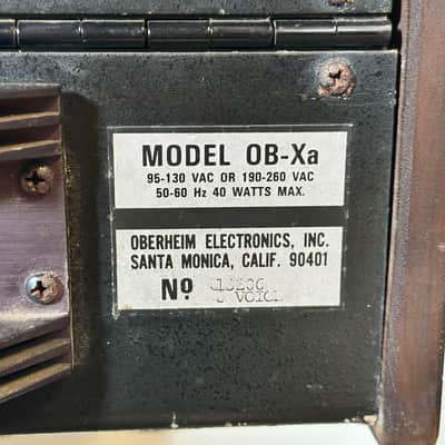 Oberheim OB-XA 1980s Vintage Analog Synthesizer image 11