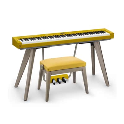 Casio Height-Adjustable Padded Bench for PX-S7000 Piano (Harmonious Mustard) image 3