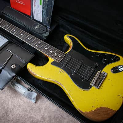 FENDER USA Custom Shop Ltd '67 Reissue Stratocaster Relic "Graffiti Yellow" (2023) image 1