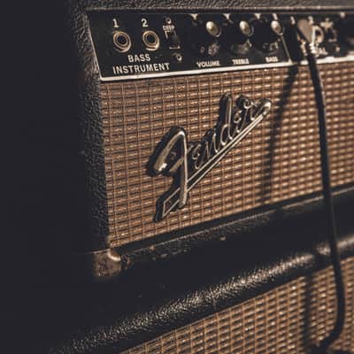 Fender 1964 Bassman Head AA864 and Bandmaster 2x12 Cab image 6
