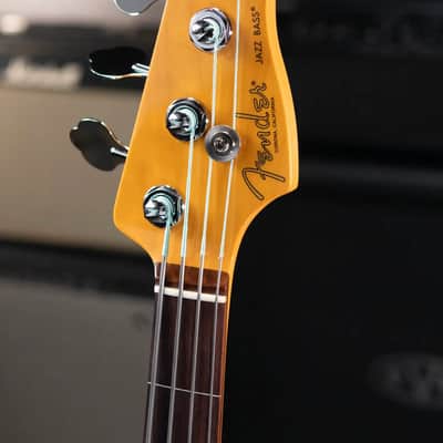 Fender American Professional II Jazz Bass Fretless - Dark Night with Hardshell Case image 7