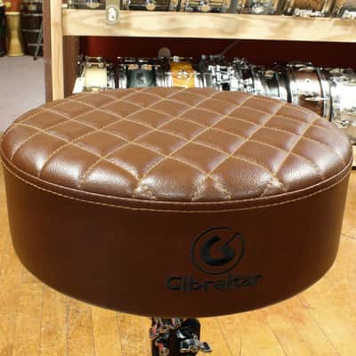 Gibraltar 9808 15″ Stitched Round Throne, Chestnut image 3