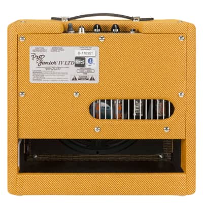 Fender Pro Junior IV LTD 1x10" Jensen P10R 15w Tweed Tube Guitar Combo Amp image 5