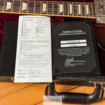 2015 Firebird V 63 Custom Shop Reissue Sunburst image 19