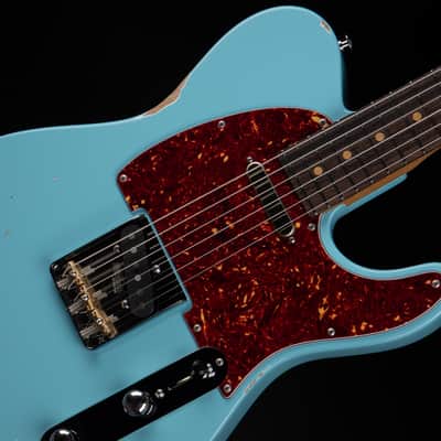 2024 - Suhr Eddie's Guitars Exclusive Roasted Classic T Antique - Daphne Blue image 17