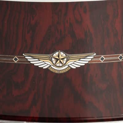 Tama TBS1455S DKR STAR Bubinga Snare Drum / Dark Red Cordia 14"×5.5" image 2