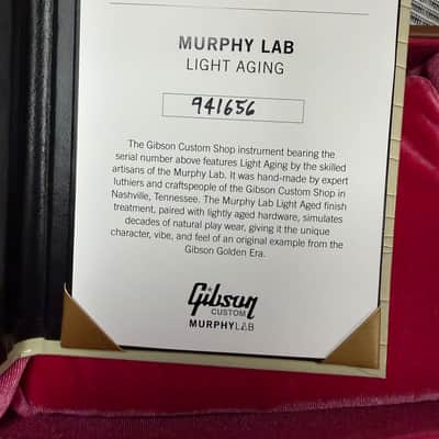 Gibson Custom Shop Murphy Lab '59 Les Paul Standard Reissue Light Aged image 9
