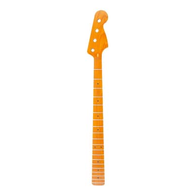 Allparts Select Replacement Jazz Bass Neck Roasted Maple JMF-RM image 4