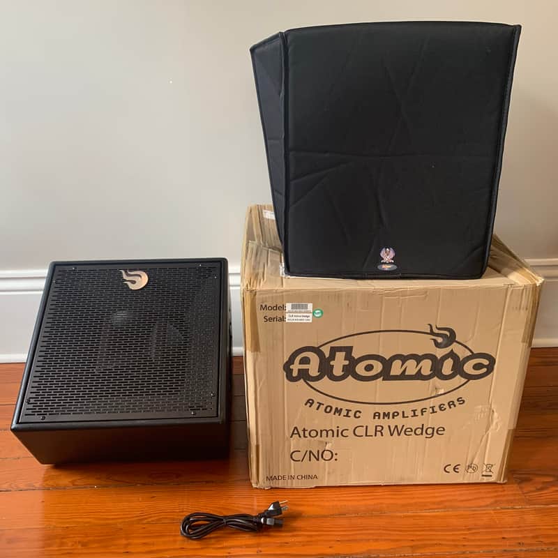 Atomic CLR Neo MkII Active FRFR Monitor Wedge w/ LeCover Padded Shell image 1