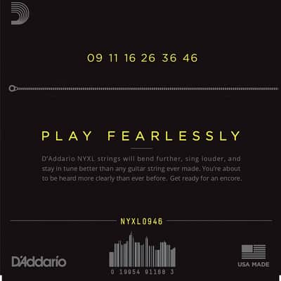 NYXL0946 09/46 Super Light Top / Regular Bottom D'Addario image 2