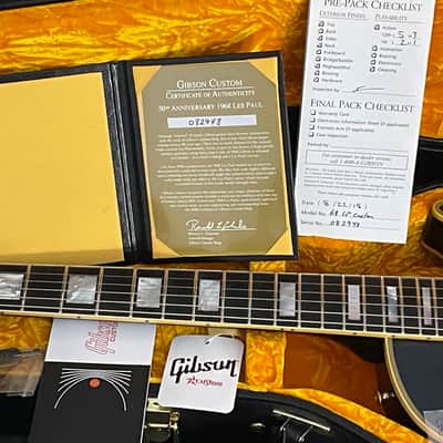 Gibson Custom Shop 68 Les Paul Custom 50th anniversary 2018 - Nitro VOS image 3