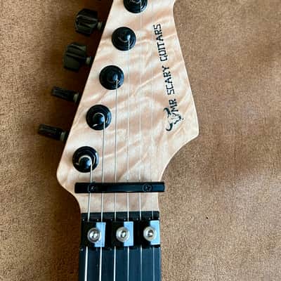 Mr. Scary REH George Lynch 5A Quilted Maple 1-Piece 2018 - Orange Burst (ESP) image 16