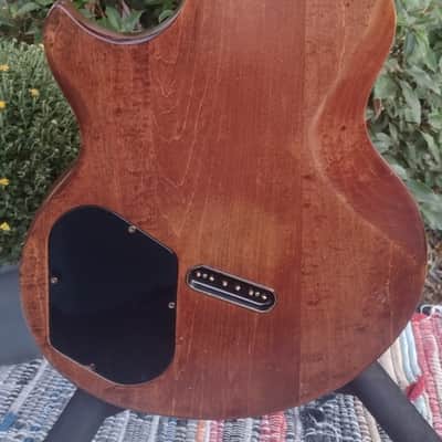 Gibson L6S Deluxe 1974-75 - Bourbon-Walnut (Refinished) Original Wine Red image 4