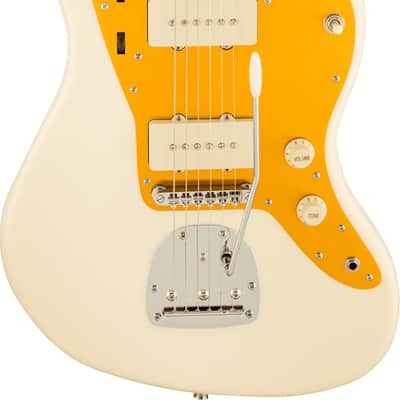 Squier J Mascis Jazzmaster Electric Guitar. Laurel FB, Vintage White image 1
