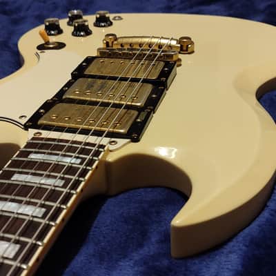 Burny RSG 70 1980's - Sg 61 Custom- Ivory white image 1