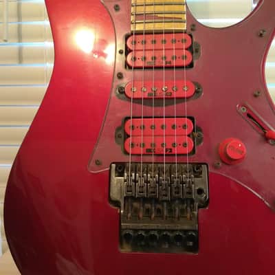 Vintage Ibanez RG770DX 1991 Ruby Red image 7