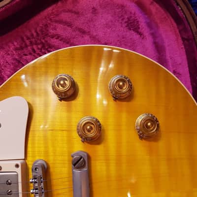 2011 Gibson Les Paul Historic 1959 LP Mahogany Rosewood Burst Bucker image 7