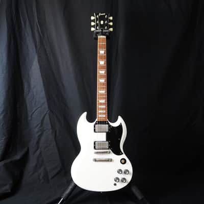 Greco SS-65 SG Standard (1990) MIJ Fujigen – White, SCREAMIN’ Humbuckers Made in Japan image 3