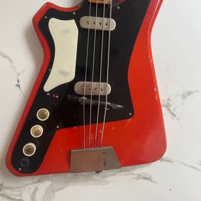 Ultra Rare Circa 1960 Fenton Weill Contra Bass Lefty Left Handed Lefthand Rare Vintage Burns image 1