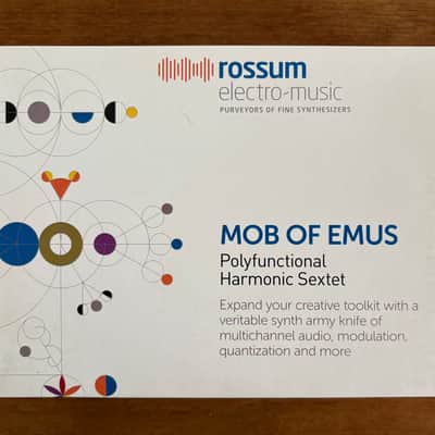 Rossum Electro-Music Mob of Emus Polyfunctional Harmonic Sextet Eurorack Module 2020 - 2021 - Silver image 2