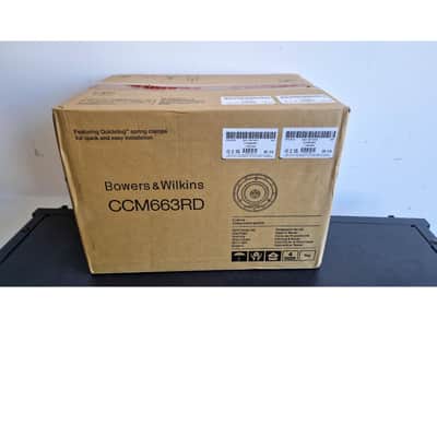 Bowers & Wilkins CCM663RD - Hi-Fi Speaker - White - Like New w/ Original Box image 4