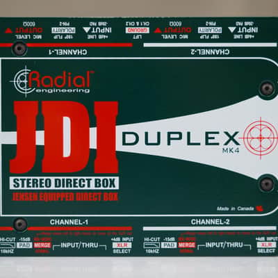 Radial JDI Duplex MK4 Stereo Passive Direct Box #58776 image 3