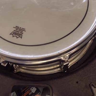 Ludwig 404 Acrolite 5x14" 8-Lug Aluminum Sare with blue/olive badgeare Drum with Black/White Badge 1994 - 2012 - Black Galaxy image 10