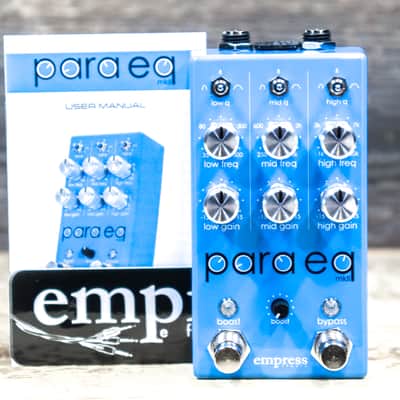 Empress Effects ParaEQ MkII Transparent Parametric EQ with Boost Effect Pedal image 7