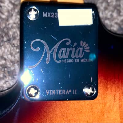 2023 Fender Vintera II '50s Stratocaster with Maple Fretboard Sunburst electric guitar image 6