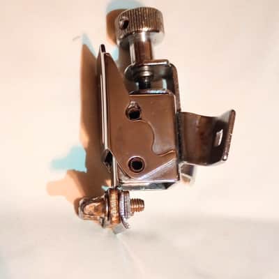 UNMARKED PICCOLO SNARE DRUM STRAINER/THROW OFF 90's - CHROME - FREE SHIP TO C-USA! image 3