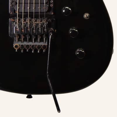 Kramer Pacer Carrera Vintage Early 1980's Electric Guitar w/ Floyd Rose 1981-'83 Black image 12