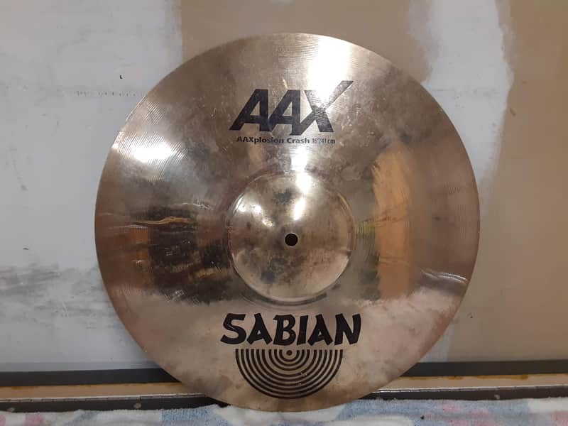 Sabian 16" AAX X-Plosion Crash Cymbal 2005 - 2018 - Brilliant image 1