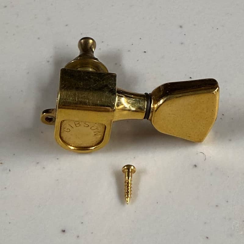 Gibson Vintage Embossed Sealed Tuner Complete D-Side 1970-80's (T-456) image 1