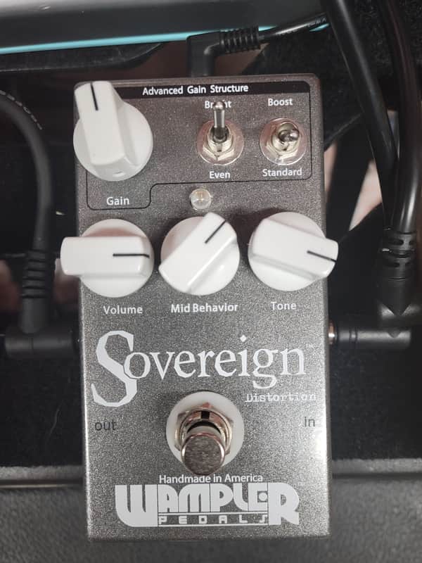 Wampler Sovereign Distortion V2 - Gray image 1