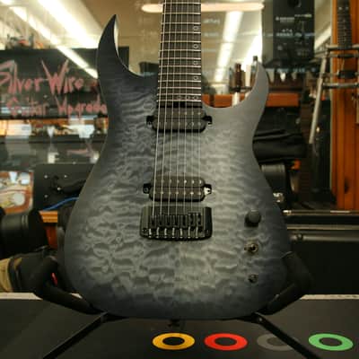Schecter Custom Shop Prototype Keith Merrow KM-7 MK-III Pro 7-String MIJ - Trans Black Burst image 1